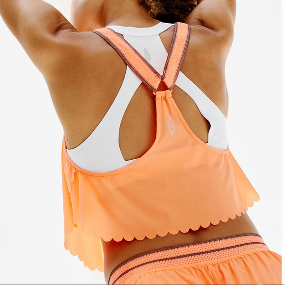 NEW NWT FP Neon Mango Pretty Lil Running Top Large - Picture 11 of 11